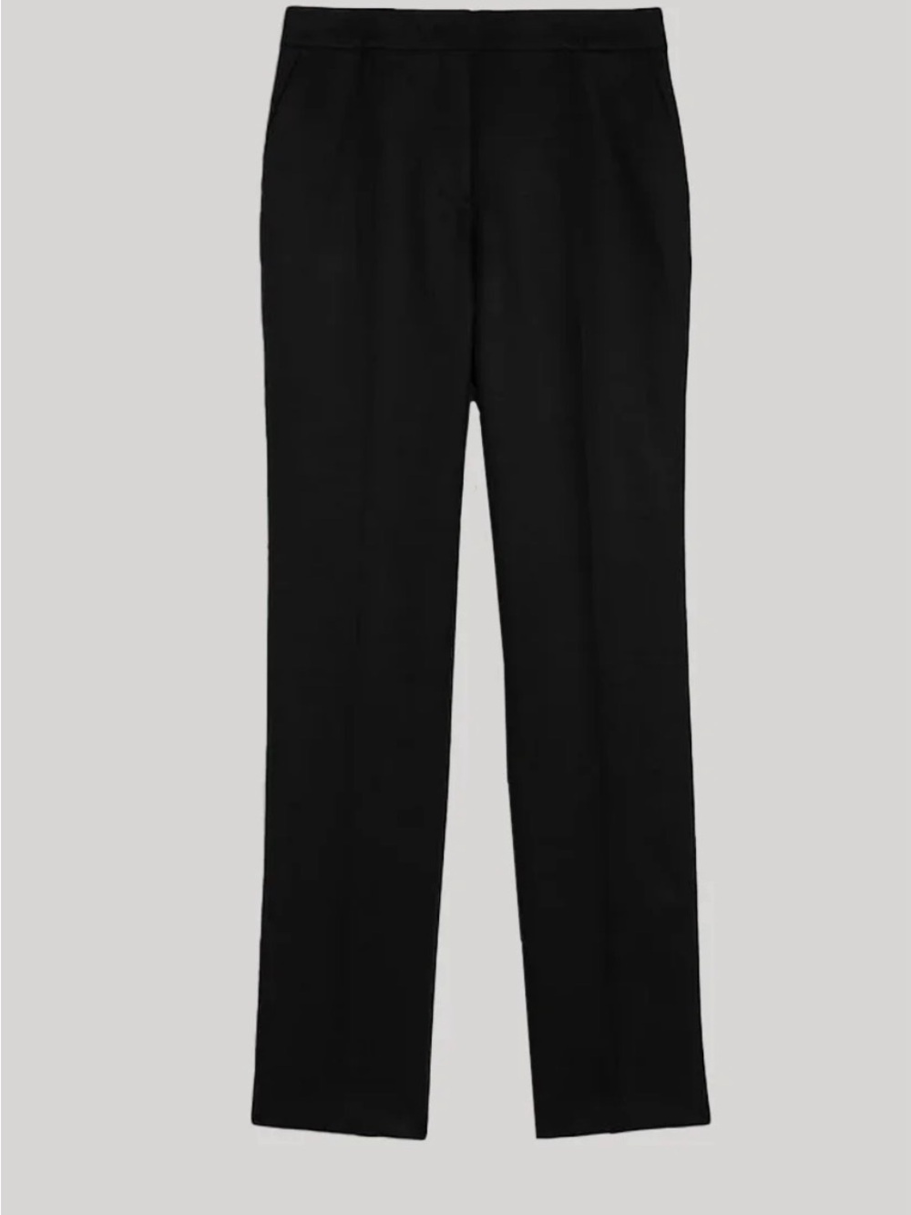 Jil Sander Black Tailored Straight leg Dress Pants Size EU 44 Made in Italy